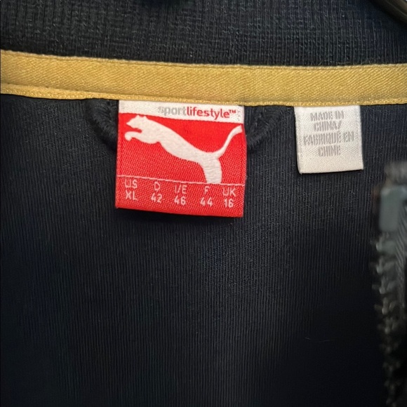 Puma Black Bomber Jacket - Picture 4 of 8